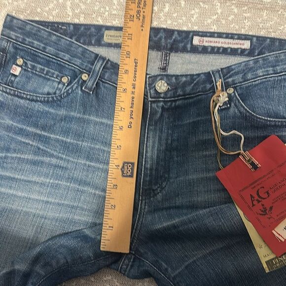 AG Adriano Goldschmied The Premiere Skinny Straight Jeans 32 32R NWT DEADSTOCK - Picture 13 of 16
